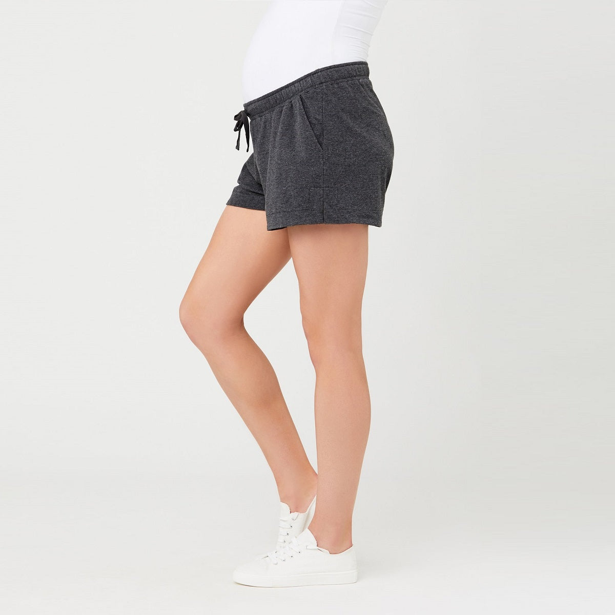 Charcoal Marle Organic Jersey Short