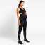 Black Mesh Panel Training Leggings