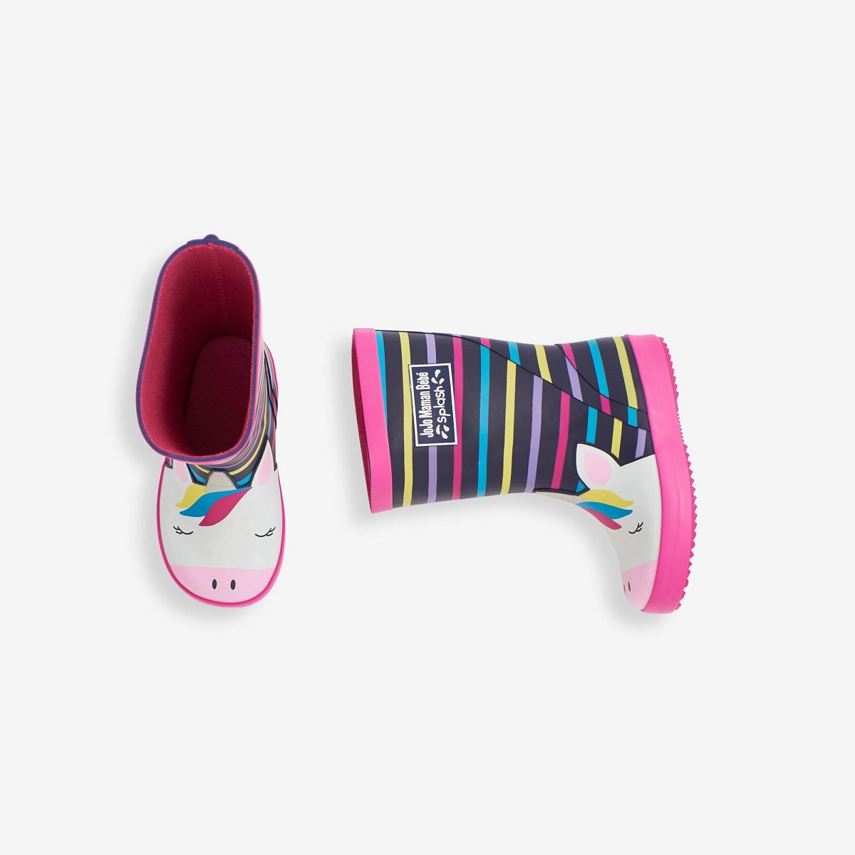 Unicorn Wellies Fuchsia