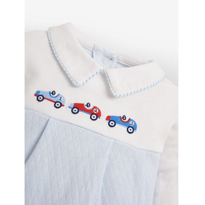 Car Embroidered Sleepsuit