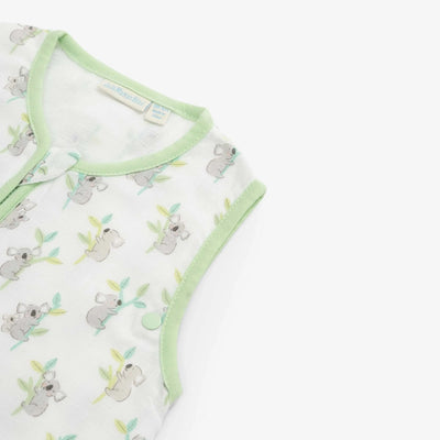 Koala Print Toddler Muslin Sleeping Bag (1 Tog)