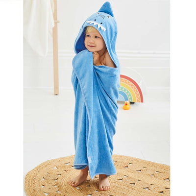 Large Shark Hooded Towel