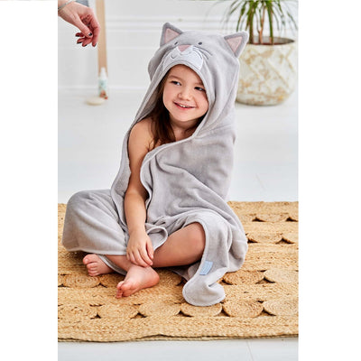 Large Cat Hooded Towel