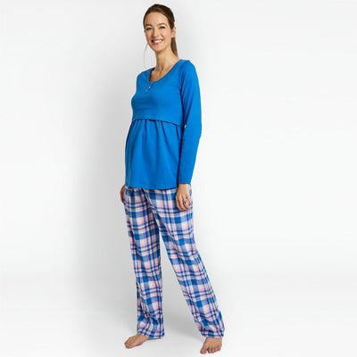 Blue Check Pyjama Set