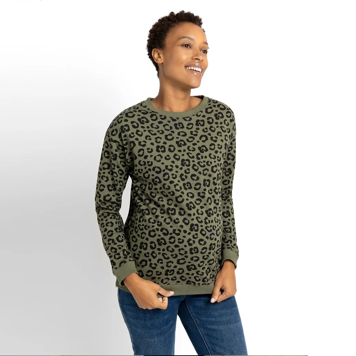 Animal Print Sweatshirt