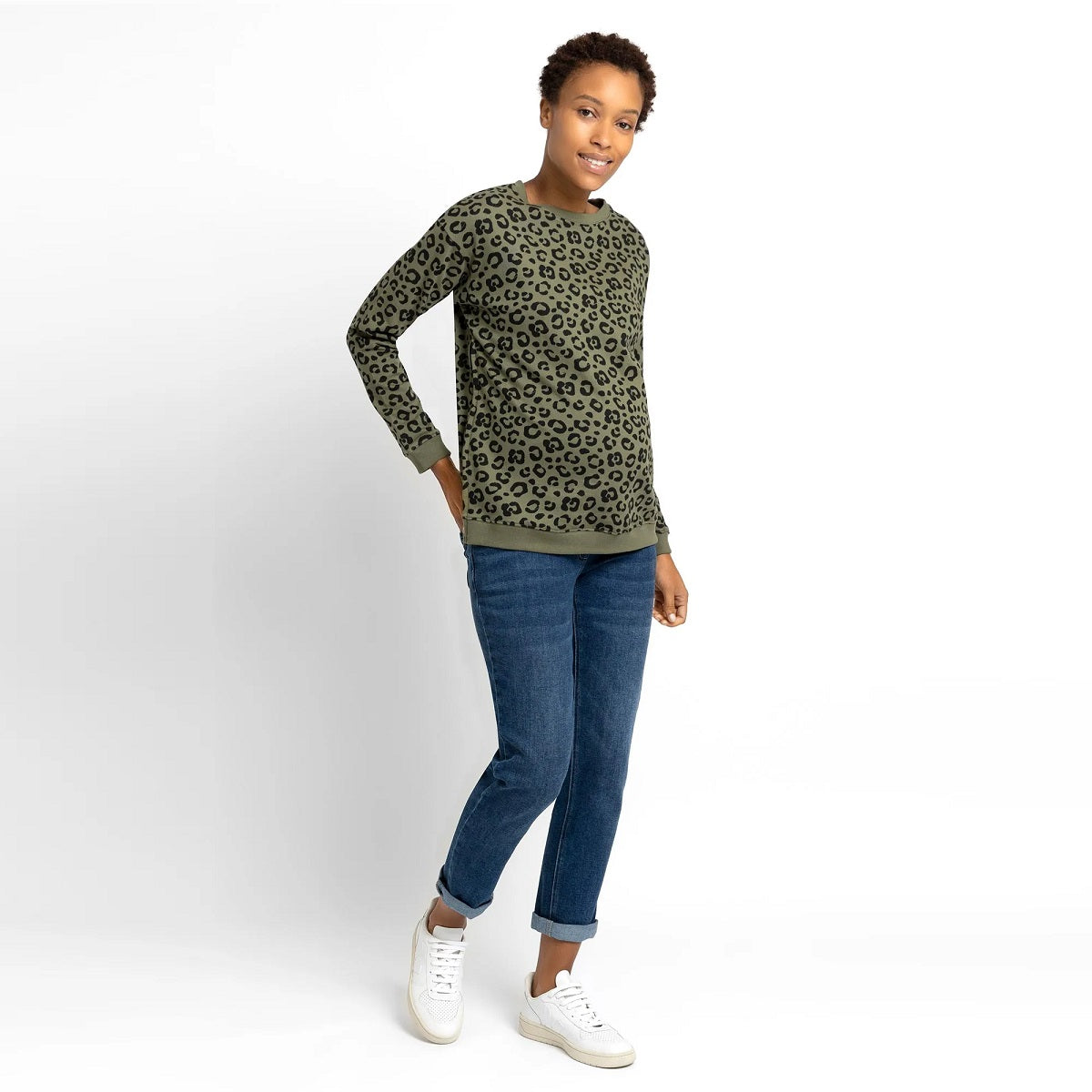 Animal Print Sweatshirt