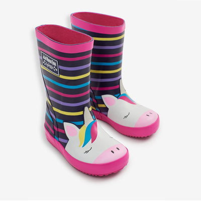 Unicorn Wellies Fuchsia