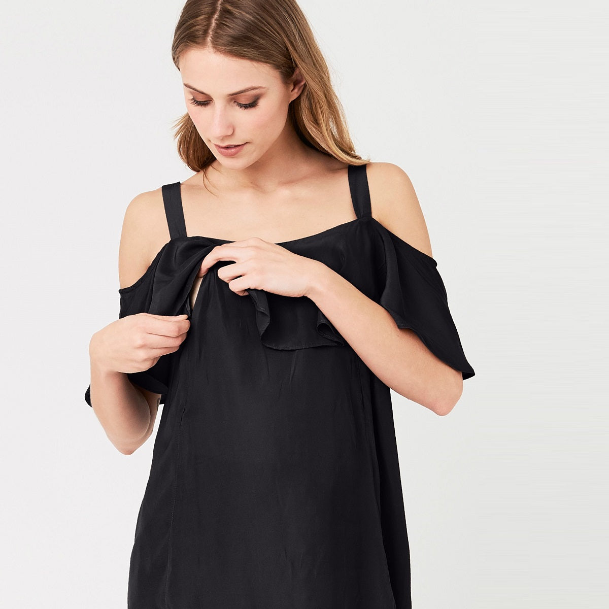 Black Claire Nursing Top