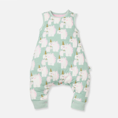 All Seasons Green Unicorn Baby Sleep Suit
