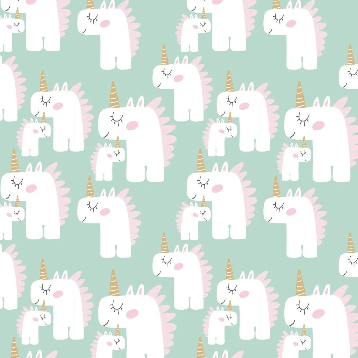 All Seasons Green Unicorn Baby Sleep Suit