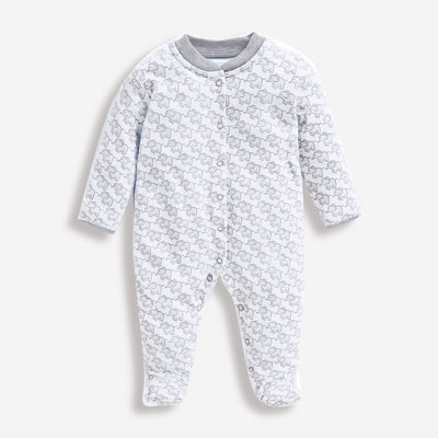 Gray Little Elephant Sleepsuit