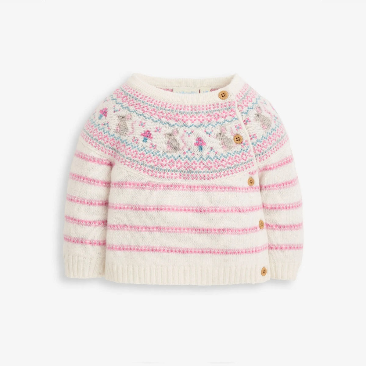 Mouse Fair Isle Baby Knit Set