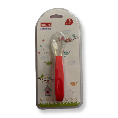 Robins Pink Silicon Spoon