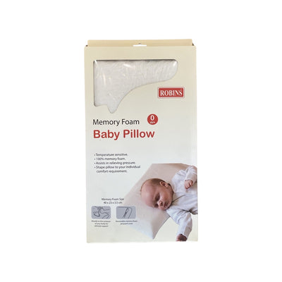 Robins White Memory Foam Pillow