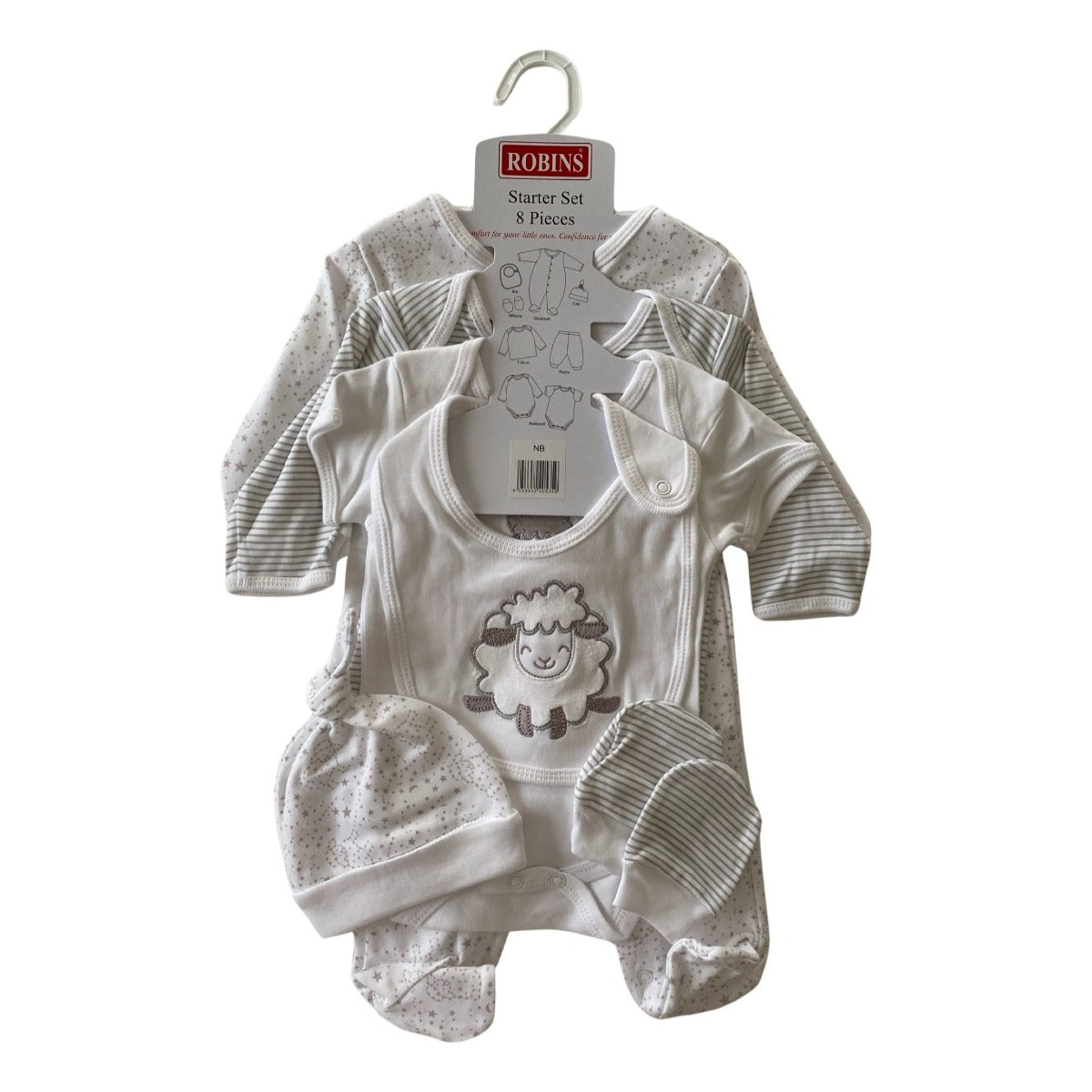 Robins White Starter Set 8PCS