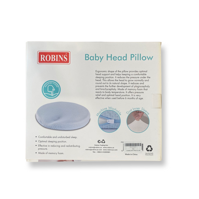 Robins Blue Head Shaper Pillow