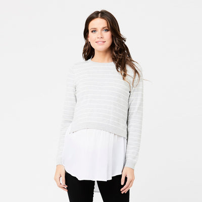 Silver Sia Nursing Knit