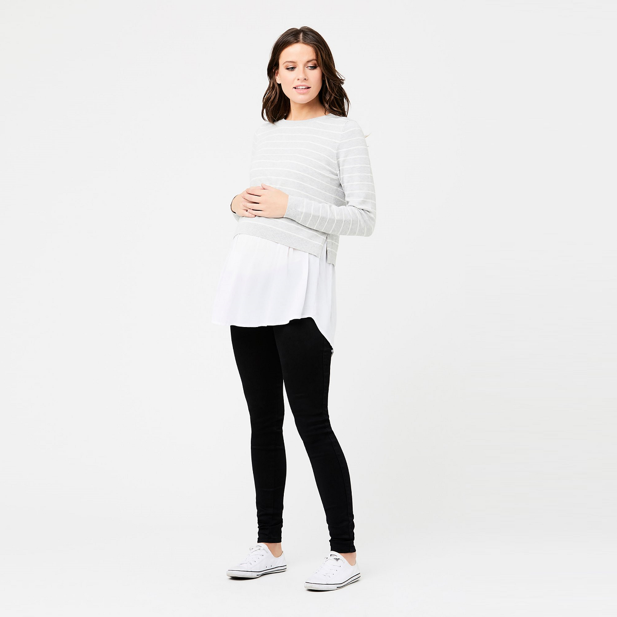 Silver Sia Nursing Knit