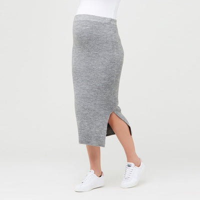 Charcoal Marle Beck Knit Skirt