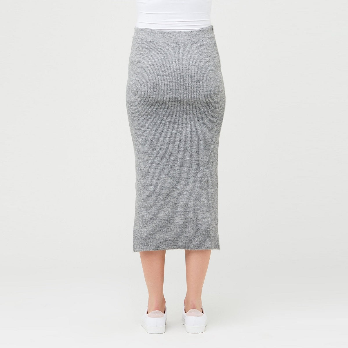 Charcoal Marle Beck Knit Skirt