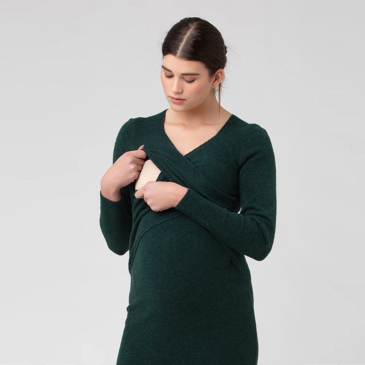 Forest Heidi Nursing Knit Dress