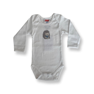 Robins White Long Sleeve Bodysuit