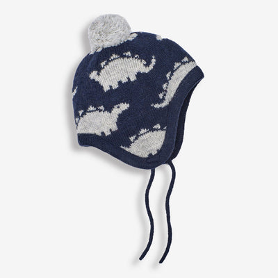 Navy/Gray Dinosaur Hat