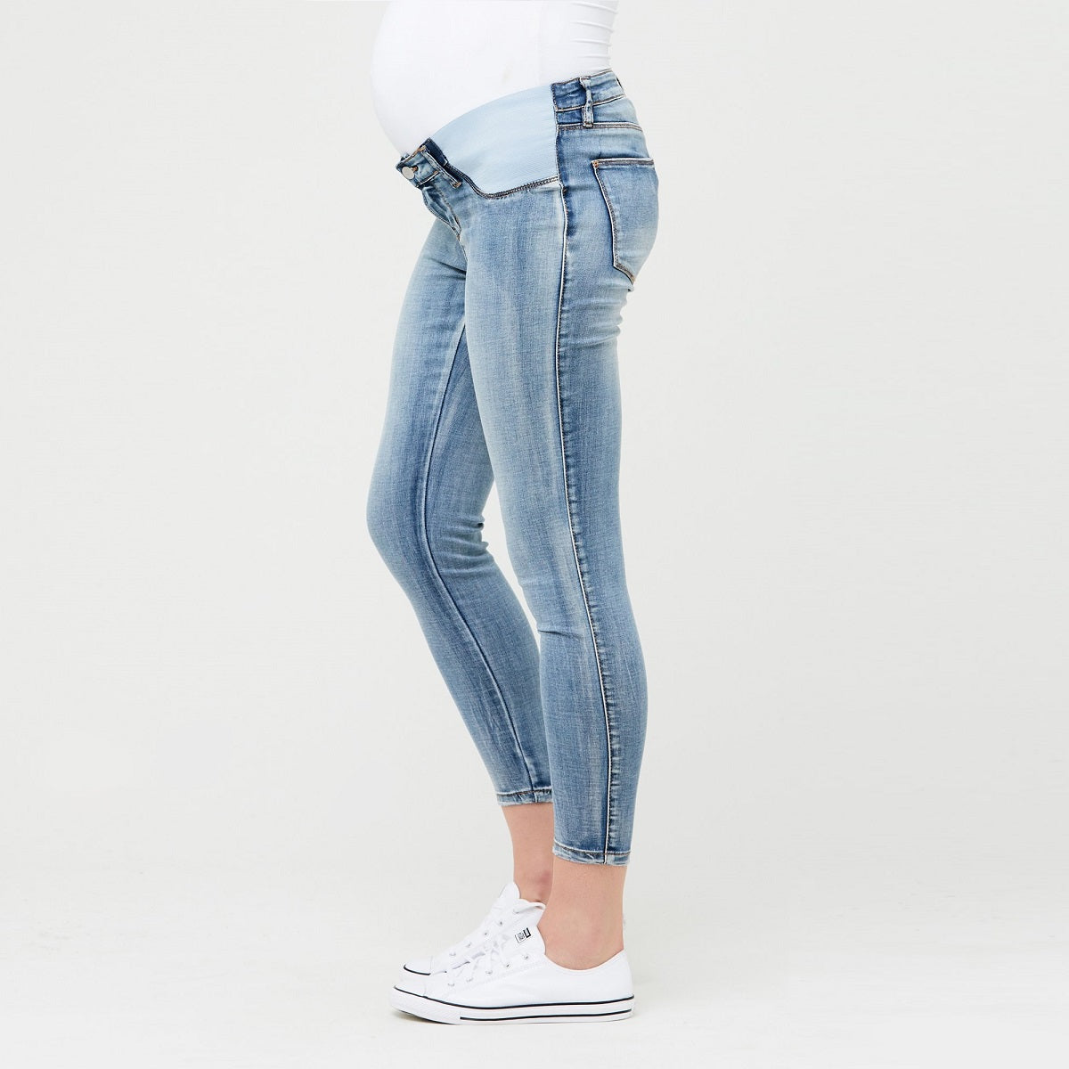 Pale Blue Isla Ankle Grazer Jegging