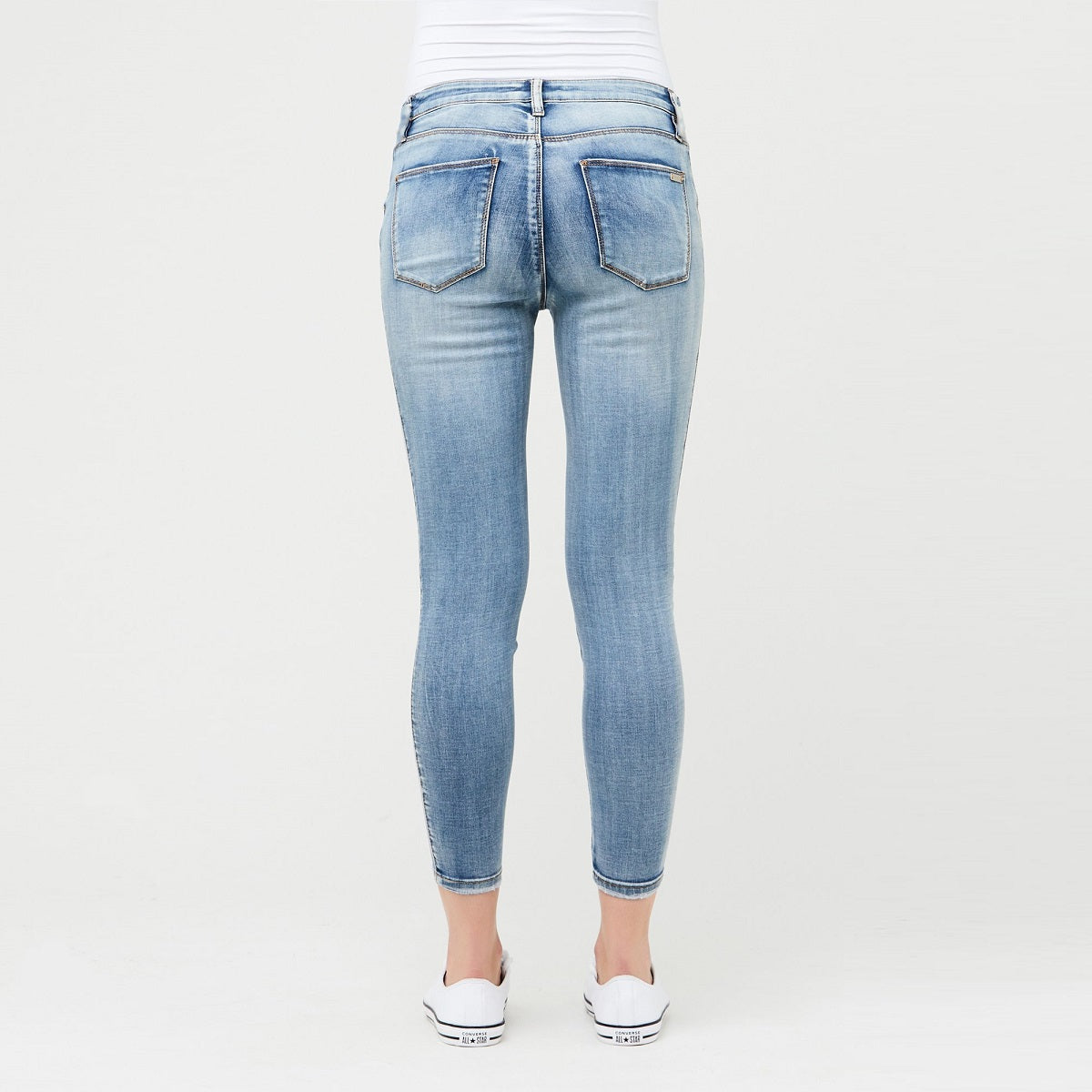 Pale Blue Isla Ankle Grazer Jegging