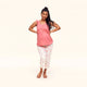 Peach Blossom Blossom Capri PJ