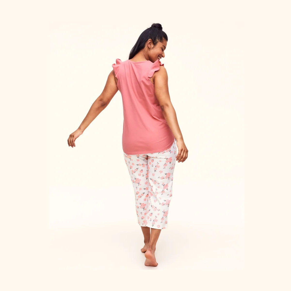 Peach Blossom Blossom Capri PJ