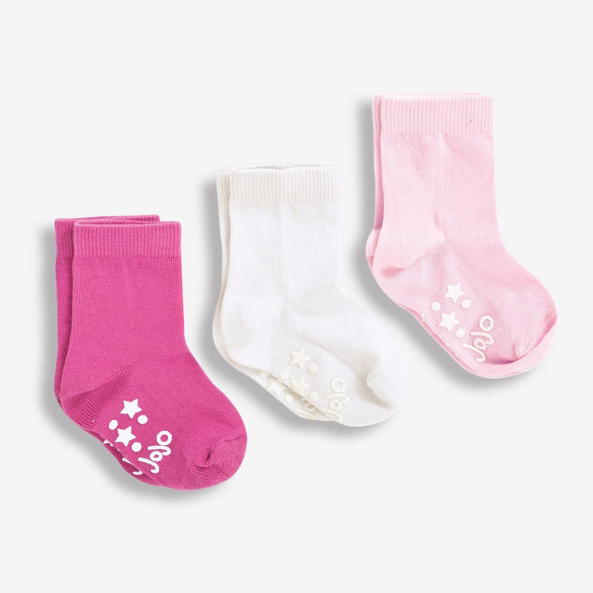 3-Pack Pink Short Socks