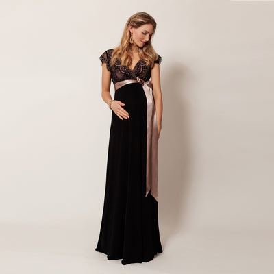 Black Rosa Gown Long