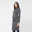 Black Ribbed Roll Neck Dress