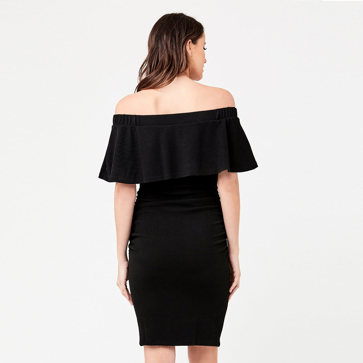 Black Soiree Off Shoulder Dress