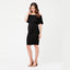 Black Soiree Off Shoulder Dress
