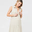 Natural Tracy Tiered Linen Dress
