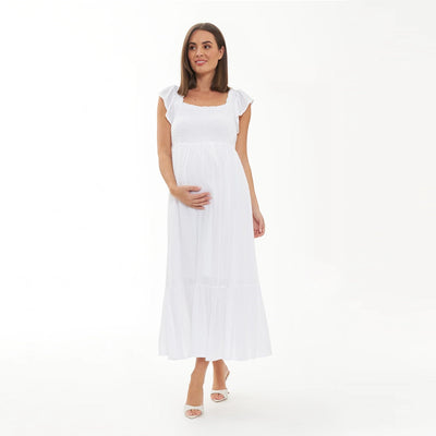 White Hail Spot Dress