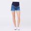 Blue Denim Shorty Shorts