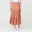 Terracotta Lynsey Tiered Skirt