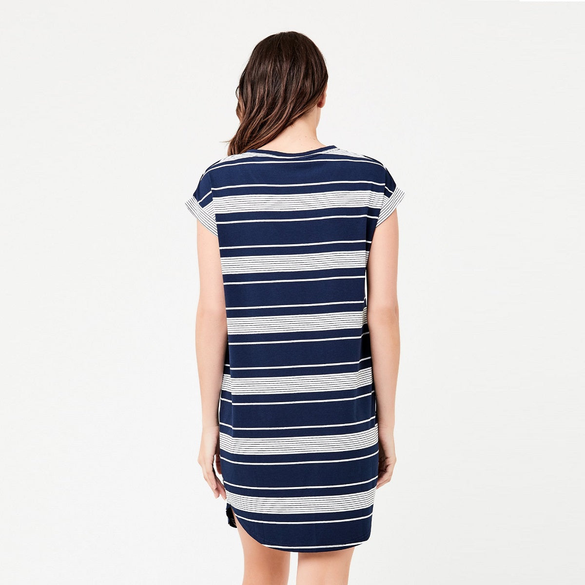 Navy Stevie Nursing Lounge Dress