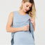 Petrol Stripe Swing Back Nursing Tank