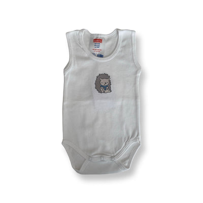 Robins White Sleeveless Bodysuits