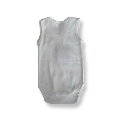 Robins White Sleeveless Bodysuits