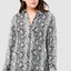 Multi Snake Print Shirt Dress