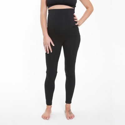 Black Organic Over Bump Legging