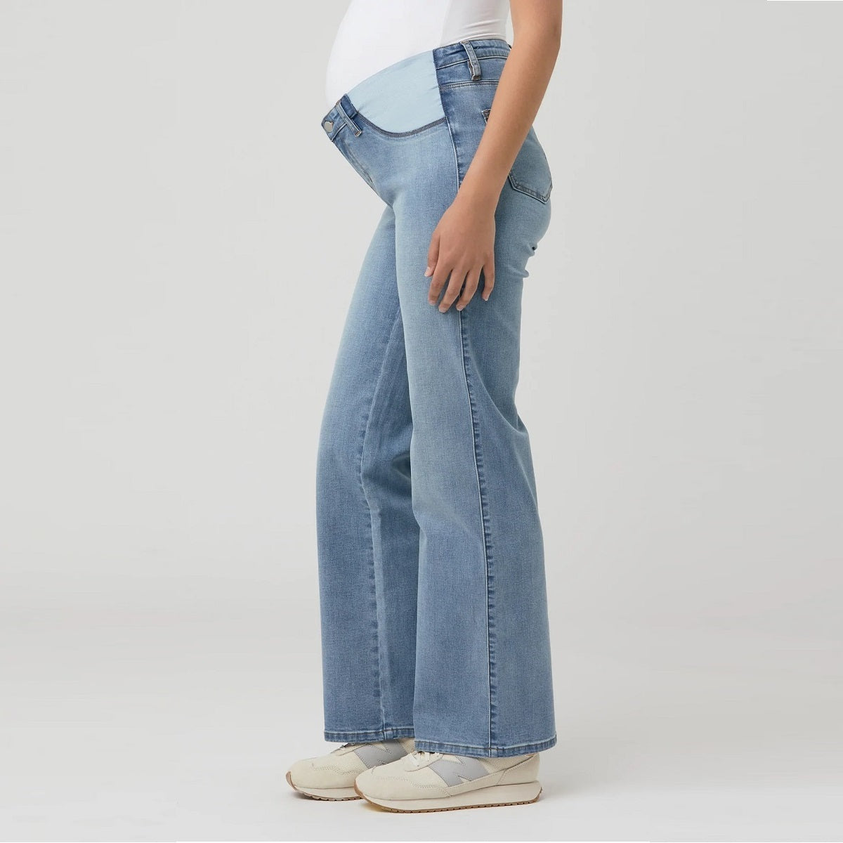 Light Blue Kyle Wide Leg Jean