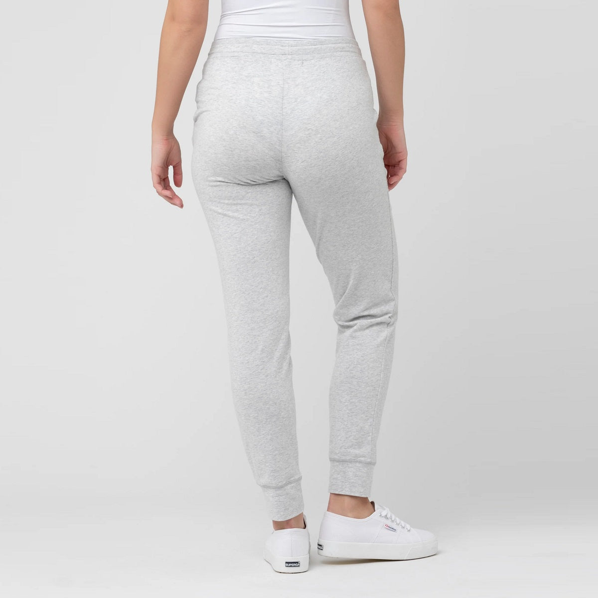 Silver Organic Jersey Joggers