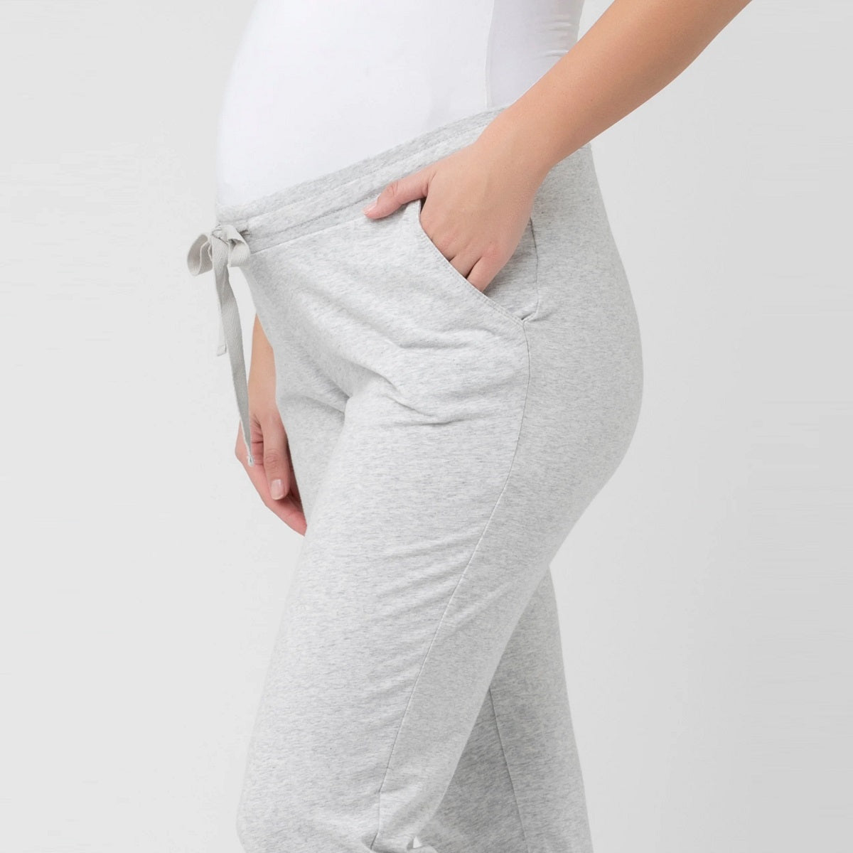 Silver Organic Jersey Joggers