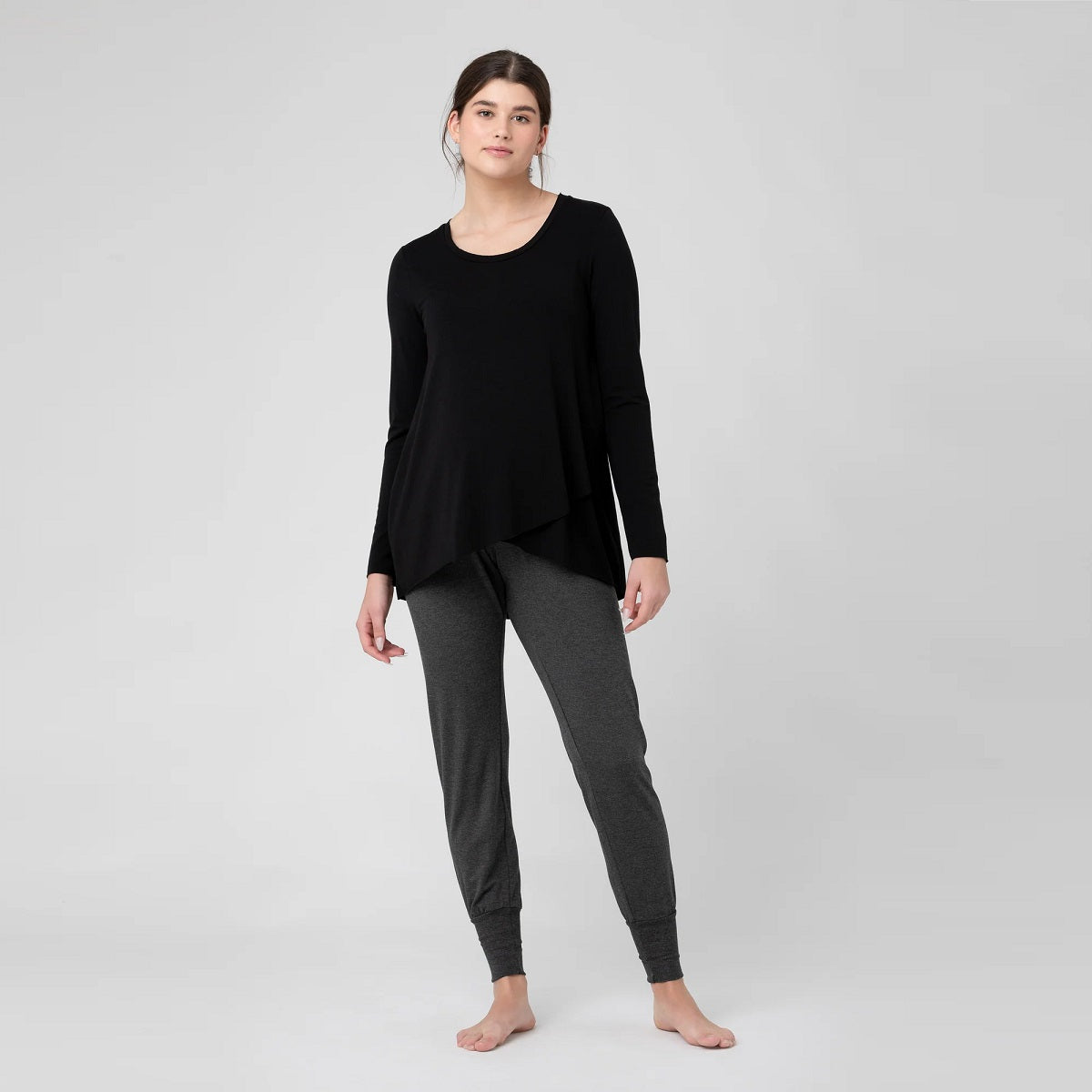 Charcoal Marle Jersey Lounge Pant